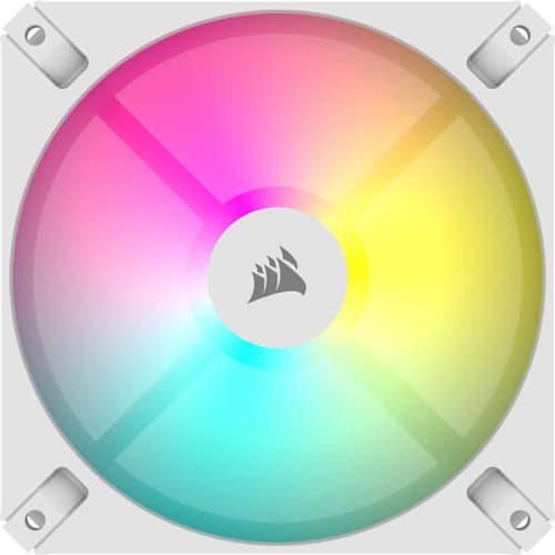 Corsair iCUE AR120 Digital RGB 120mm PWM Cabinet Fan – White (Triple Pack)